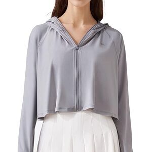 Beneunder cropped sun protection hoodie